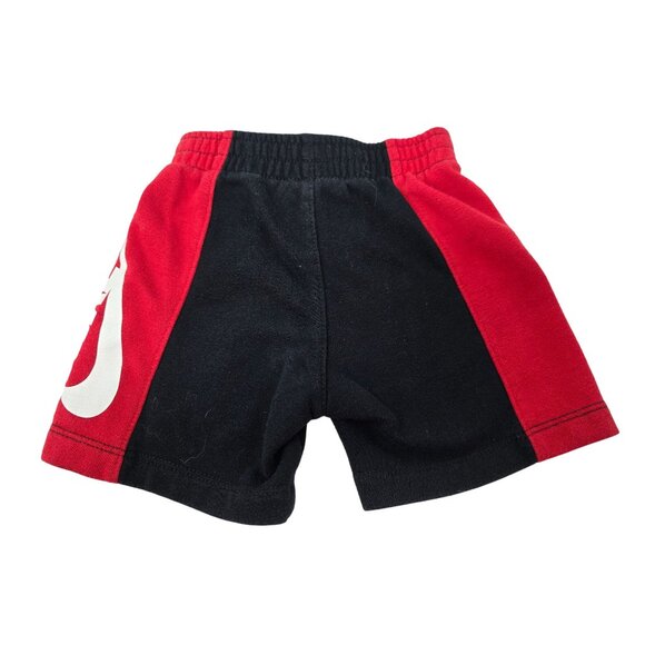 Nike Toddler Boys Colorblock Athletic Shorts 24M Black & Red - Picture 3 of 4